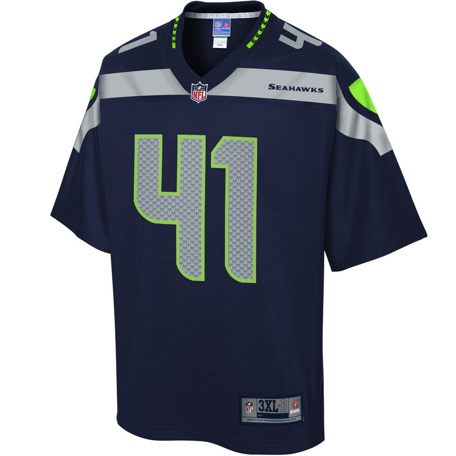 SEA AC  Pro Line College Navy Big Tall Jersey rtj football 2179