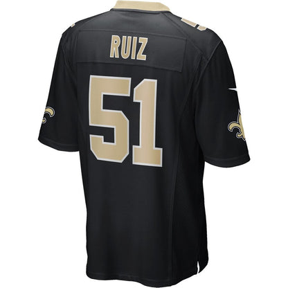 New Orleans Saints Cesar Ruiz Draft First Round NFL jersey front view