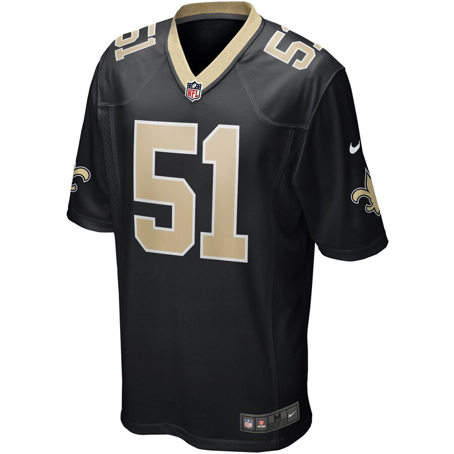 New Orleans Saints Cesar Ruiz Draft First Round NFL jersey front view
