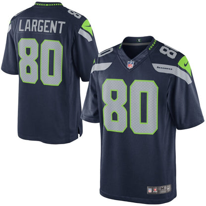 Seattle Seahawks S Steve Largent College NFL jersey front view