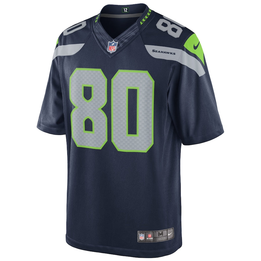 Seattle Seahawks S Steve Largent College NFL jersey front view
