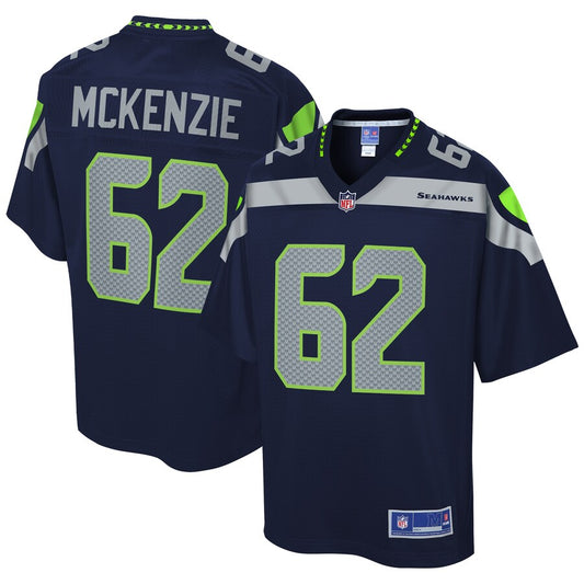 SEA KM  Pro Line College Navy Team Color Jersey rtj football 2166