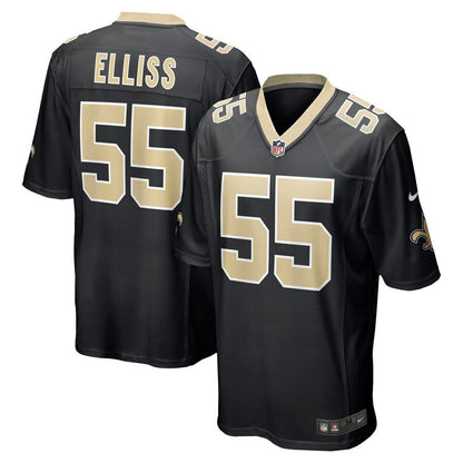 New Orleans Saints Kaden Elliss NFL jersey front view