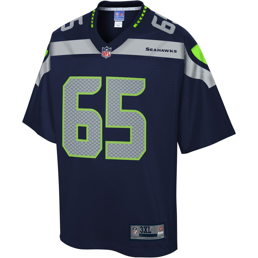 Seattle Seahawks Germain Ifedi College Big Tall NFL jersey front view