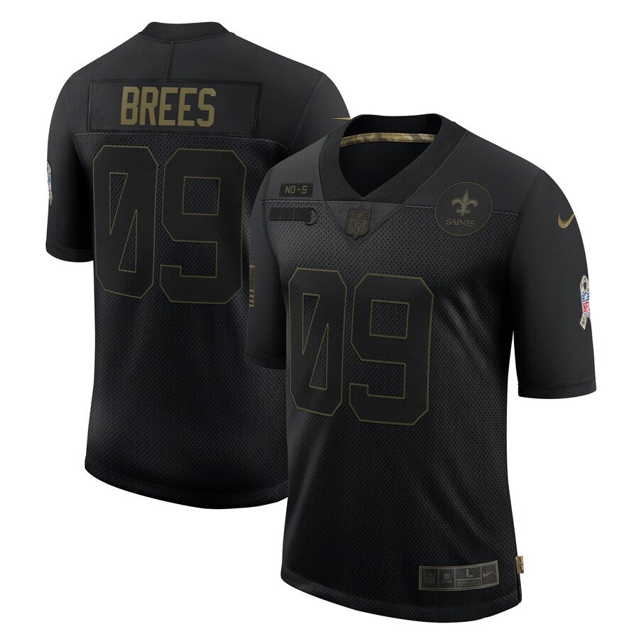 NO DB Black Salute To Service Limited Jersey rtj football 2223