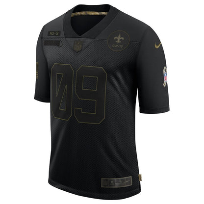 NO DB Black Salute To Service Limited Jersey rtj football 2223