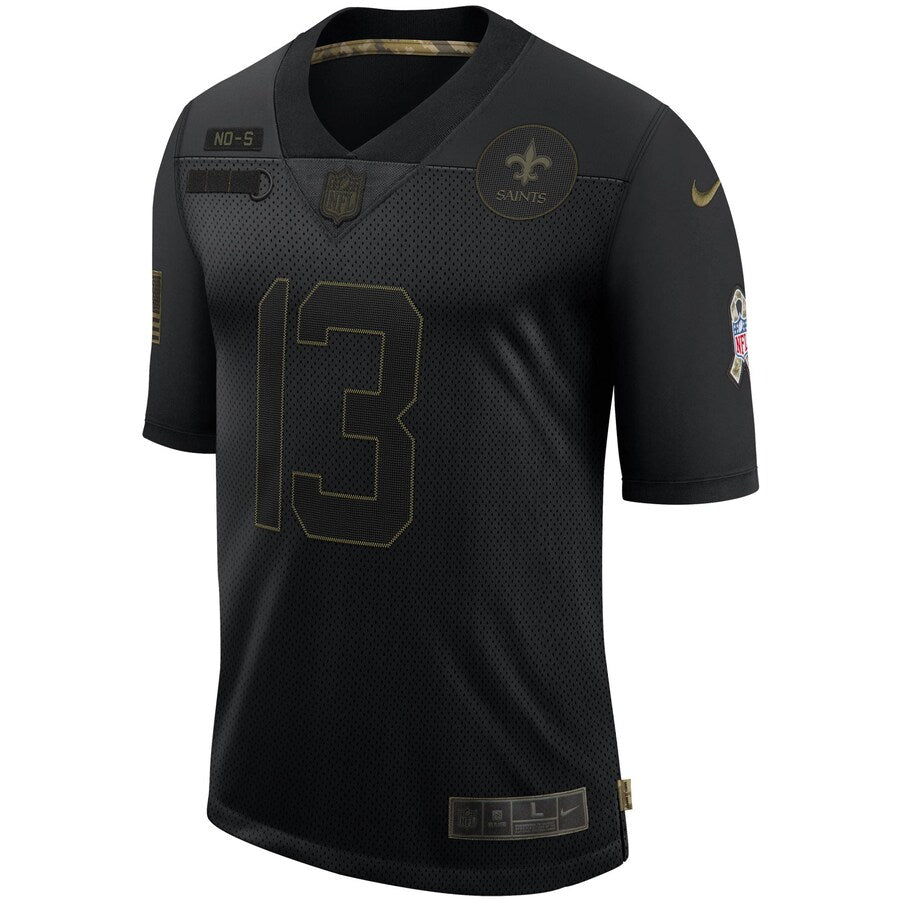 NO MT Black Salute To Service Limited Jersey rtj football 2227