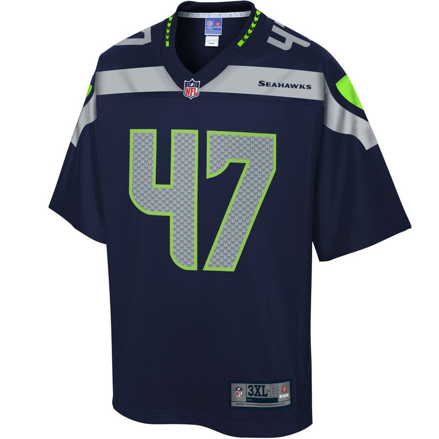 Seattle Seahawks Justin Currie College Big Tall NFL jersey front view