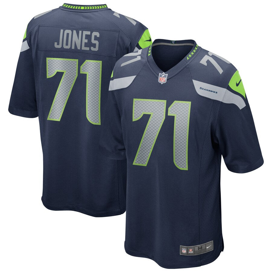 Seattle Seahawks Walter Jones College NFL jersey front view