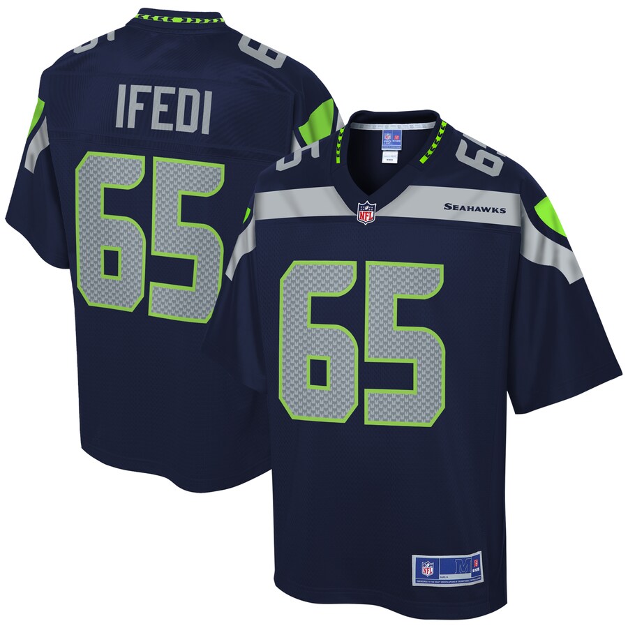 Seattle Seahawks Germain Ifedi College NFL jersey front view