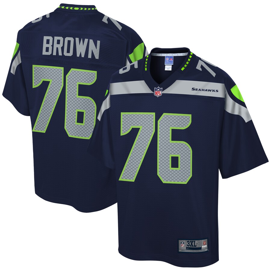 Seattle Seahawks Duane College Big Tall NFL jersey front view