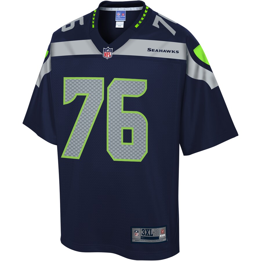 Seattle Seahawks Duane College Big Tall NFL jersey front view