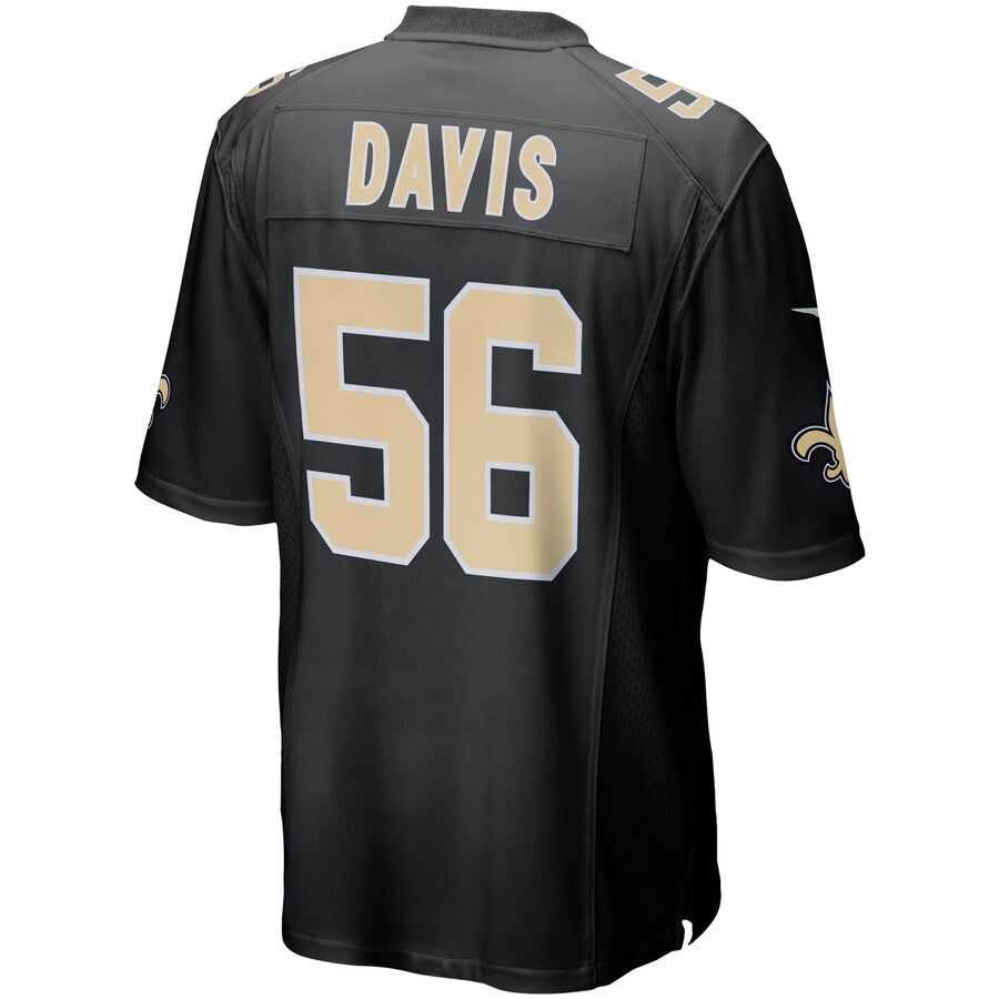 New Orleans Saints Demario Davis NFL jersey front view