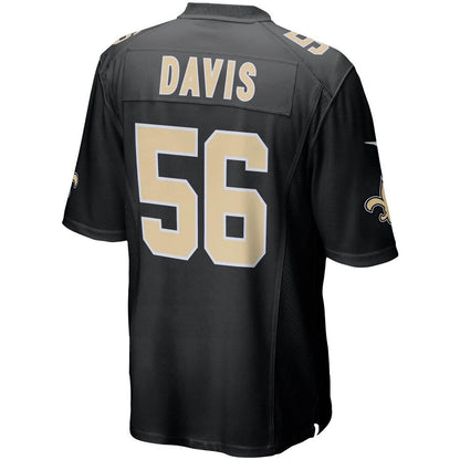 New Orleans Saints Demario Davis NFL jersey front view