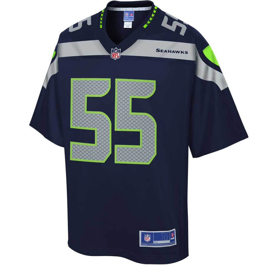 Seattle Seahawks Ben Burr Kirven College NFL jersey front view