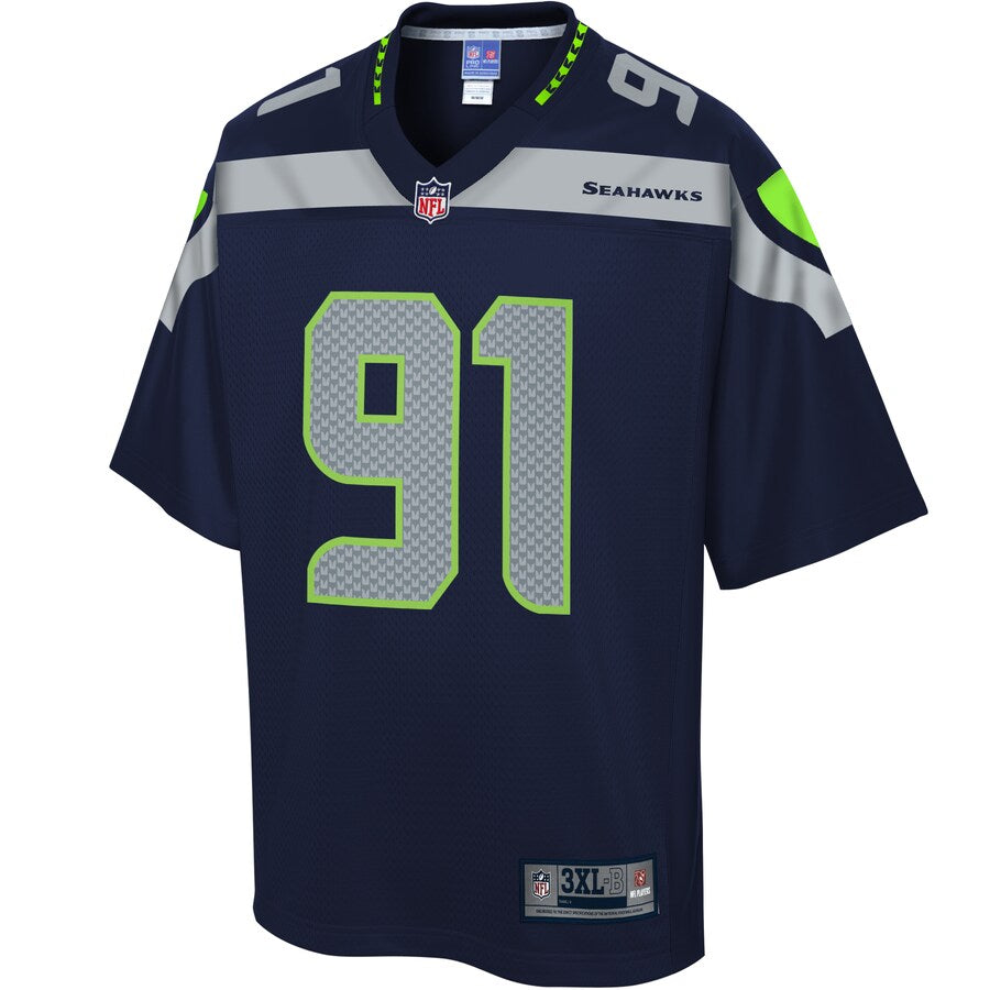 SEA JR  Pro Line College Navy Big Tall Team Color Jersey rtj football 2193