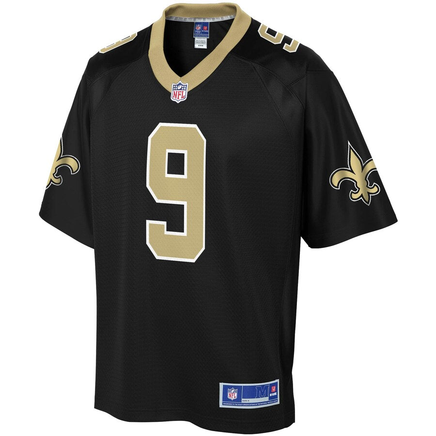 New Orleans Saints Drew Brees Logo NFL jersey front view