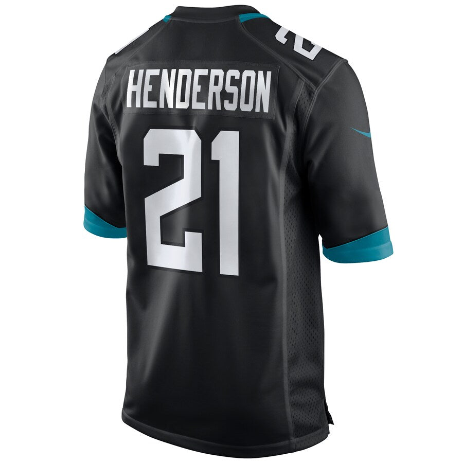 Jacksonville Jaguars Cj Henderson Draft First Round NFL jersey front view