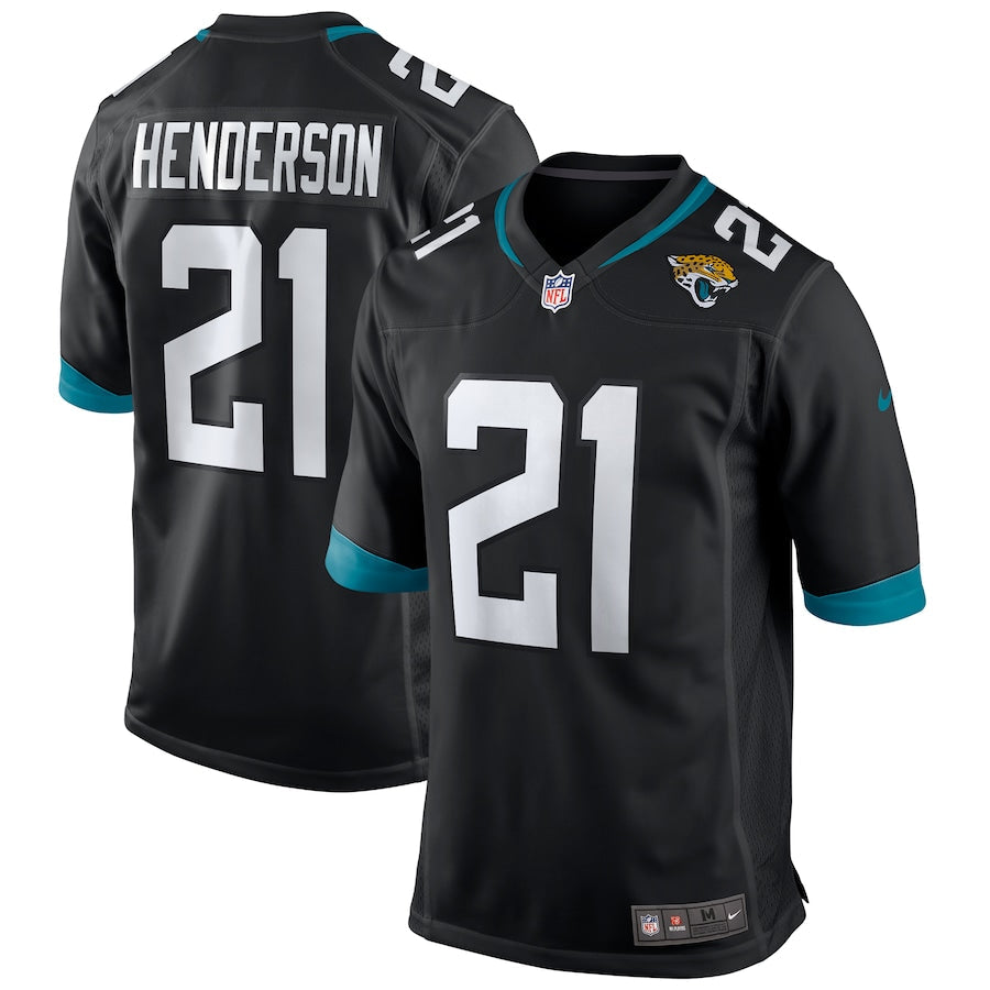 Jacksonville Jaguars Cj Henderson Draft First Round NFL jersey front view