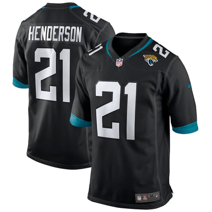 Jacksonville Jaguars Cj Henderson Draft First Round NFL jersey front view
