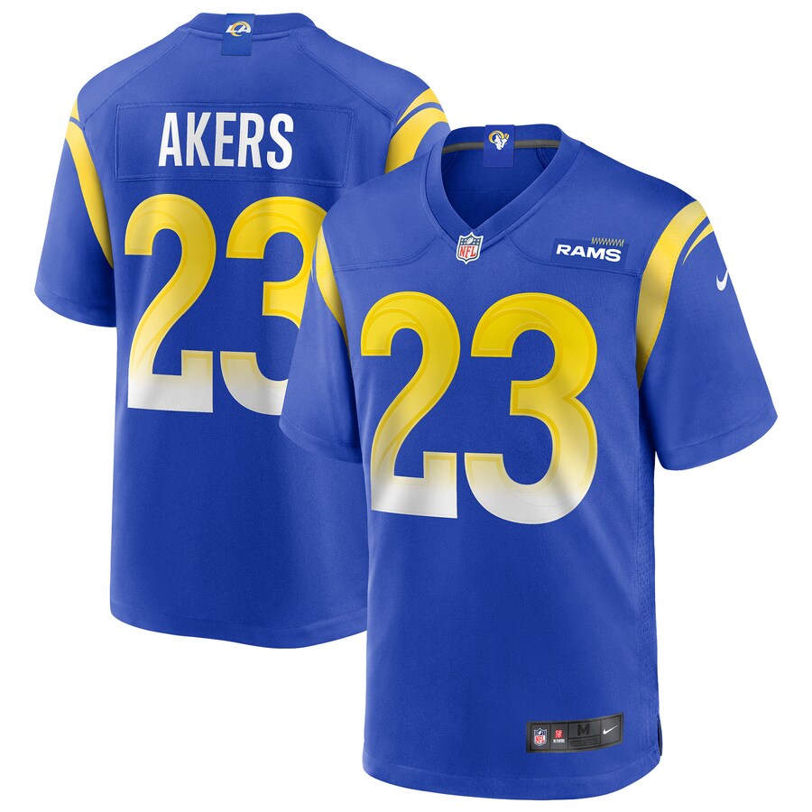 Los Angeles Rams Cam Akers Draft Pick NFL jersey front view
