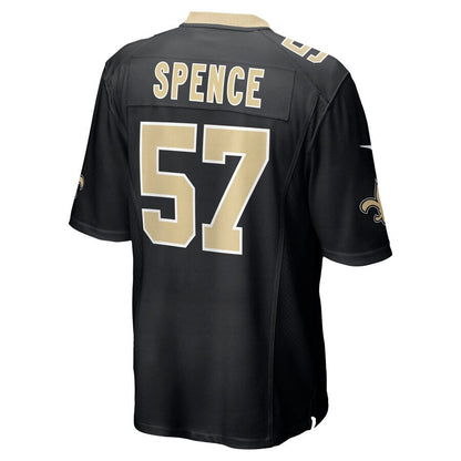 NO NS Black Game Jersey rtj football 2297