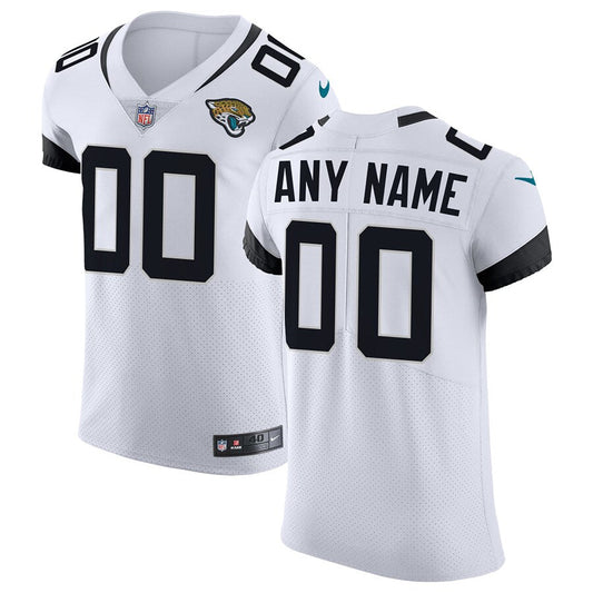 JAX White Elite Custom Jersey rtj football 2496