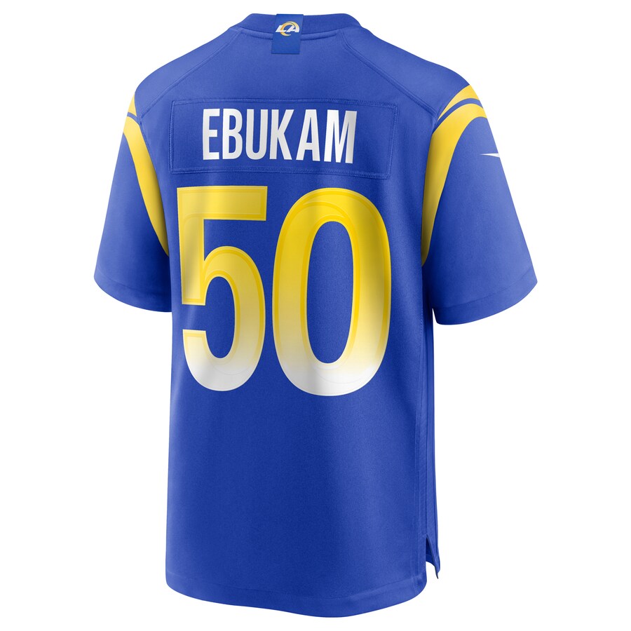 Los Angeles Rams Samson Ebukam NFL jersey front view