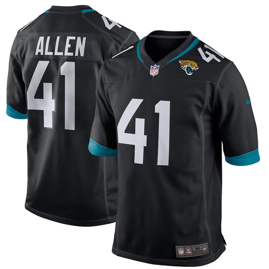 JAX JA Black Game Jersey rtj football 2482