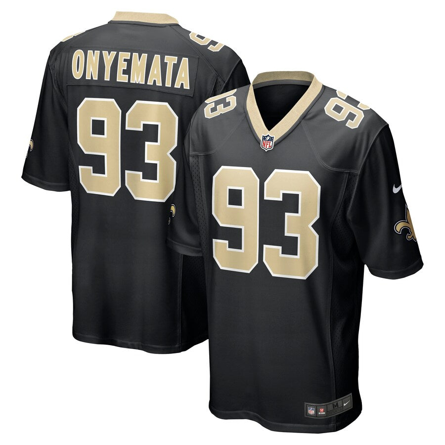 New Orleans Saints David Onyemata NFL jersey front view