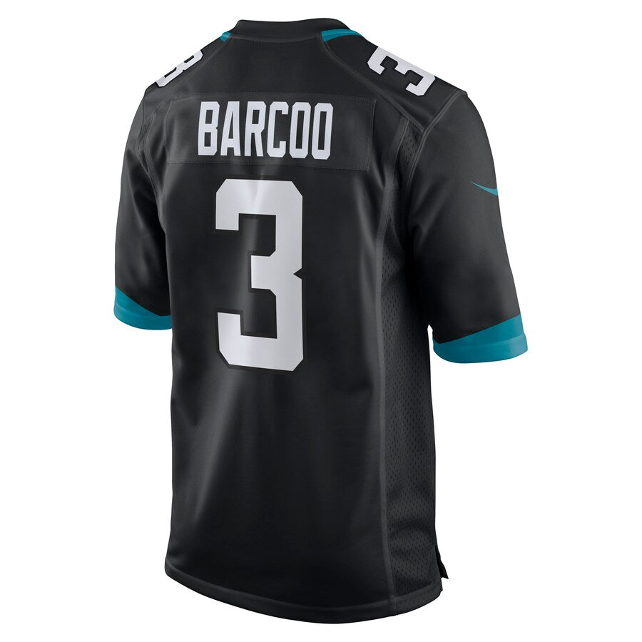 Jacksonville Jaguars Luq Barcoo NFL jersey front view