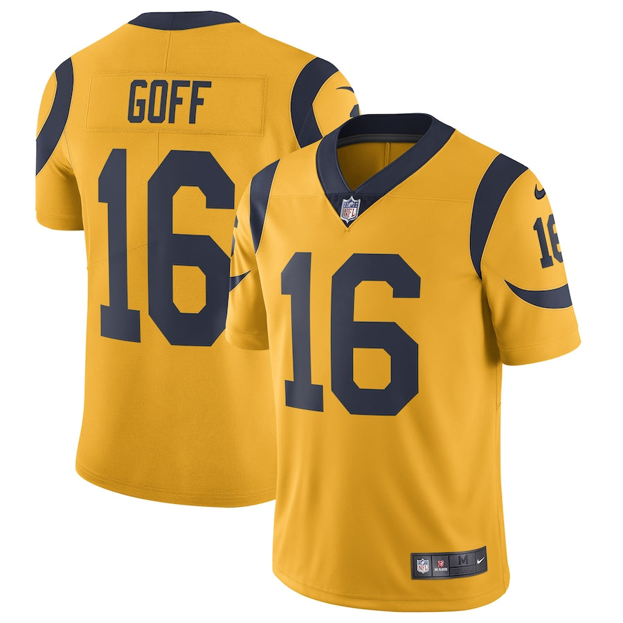 Los Angeles Rams Jared Goff NFL jersey front view