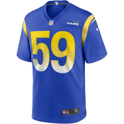 Los Angeles Rams London Fletcher NFL jersey front view