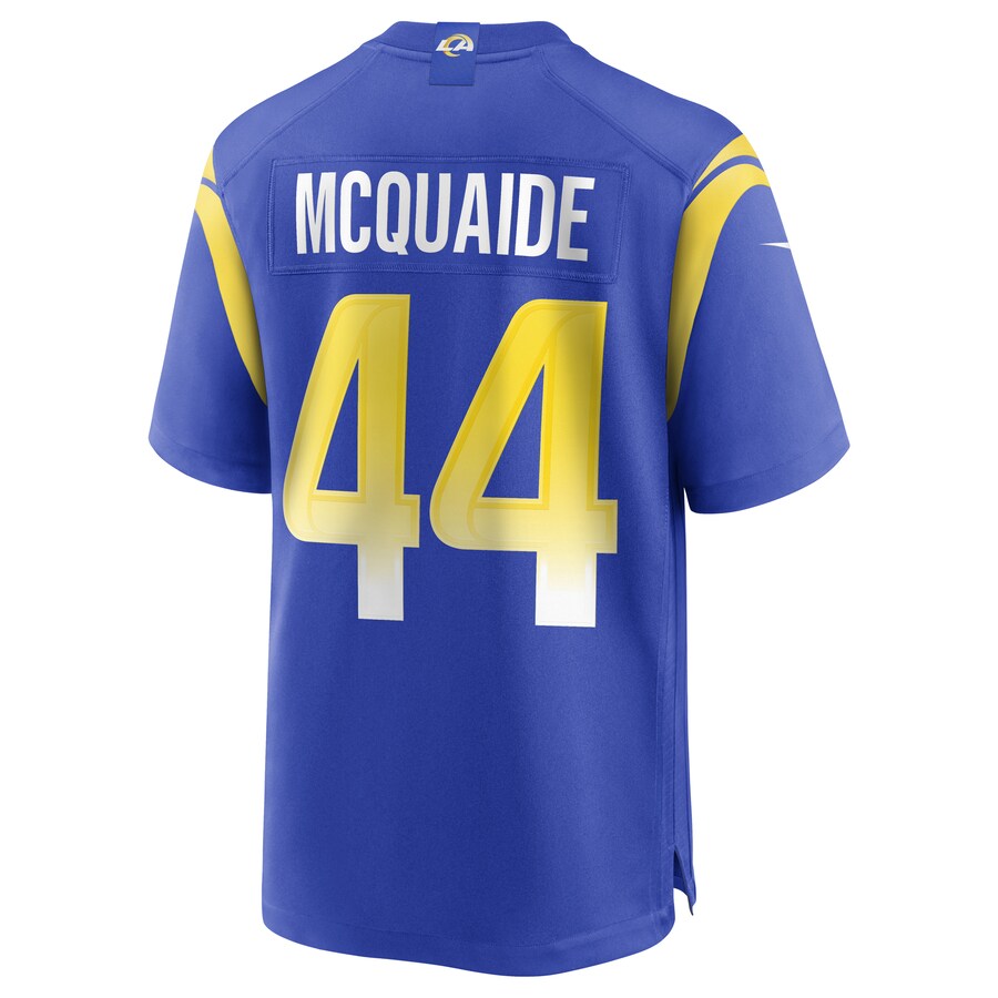 Los Angeles Rams Jake Mcquaide NFL jersey front view