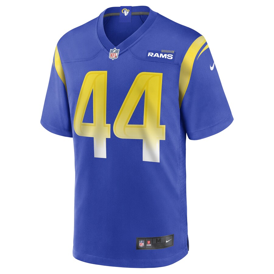Los Angeles Rams Jake Mcquaide NFL jersey front view