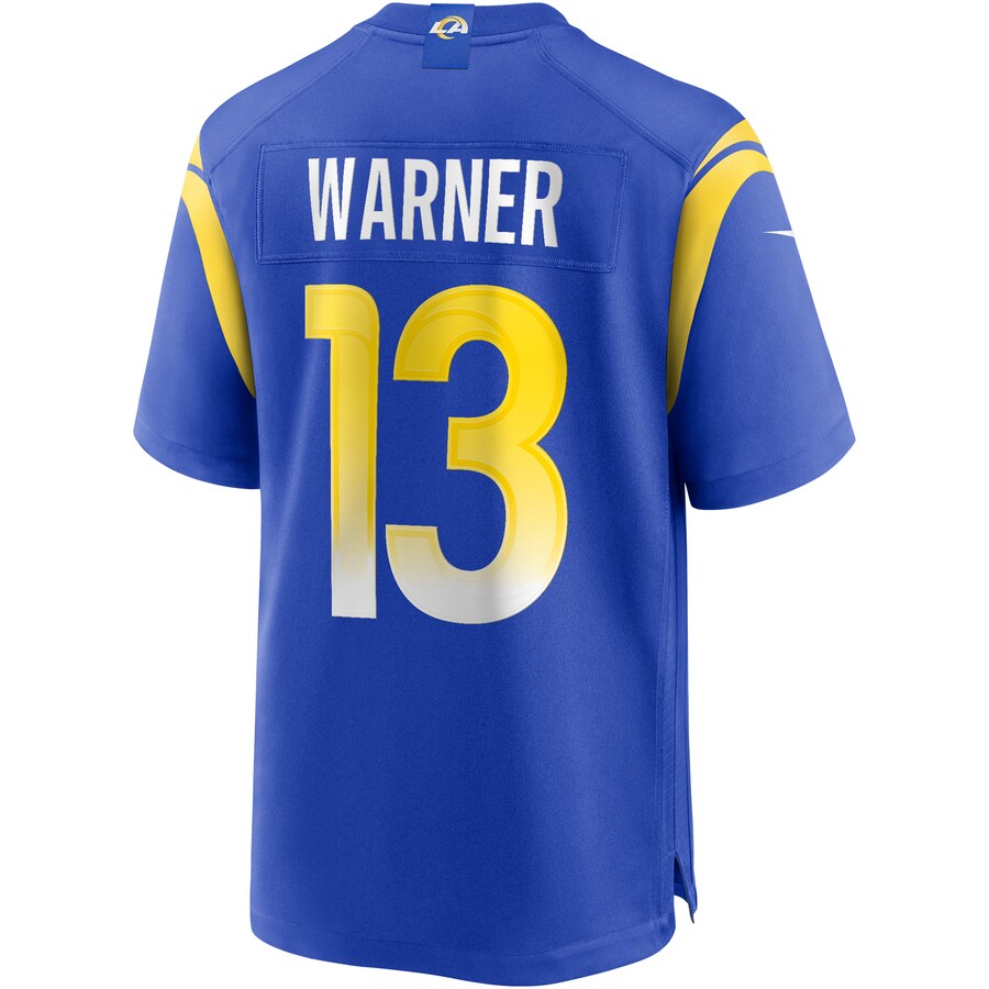 Los Angeles Rams Kurt Warner NFL jersey front view