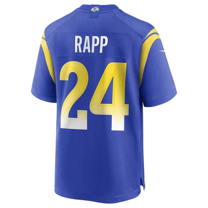 Los Angeles Rams Taylor Rapp NFL jersey front view