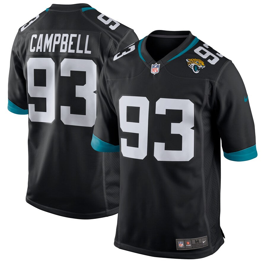 Jacksonville Jaguars Calais Campbell New NFL jersey front view