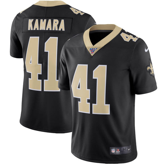 New Orleans Saints Alvin Kamara 100 NFL jersey front view