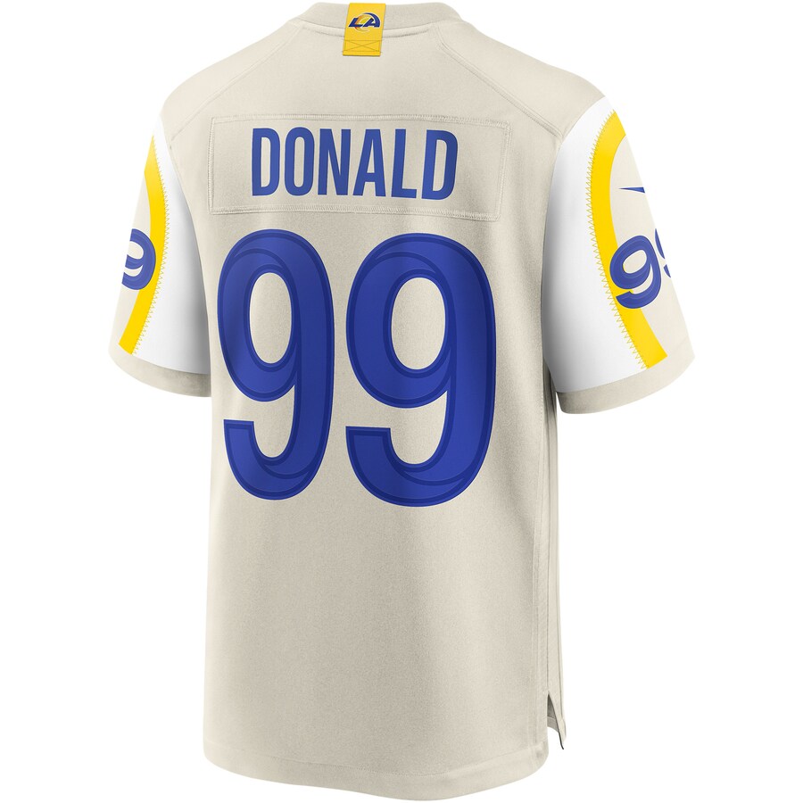 Los Angeles Rams Aaron Donald Bone NFL jersey front view