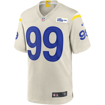 Los Angeles Rams Aaron Donald Bone NFL jersey front view