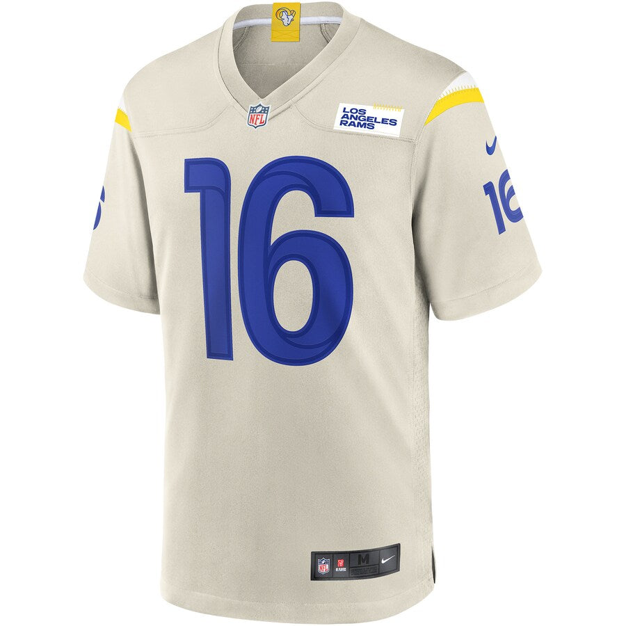 Los Angeles Rams Jared Goff Bone NFL jersey front view