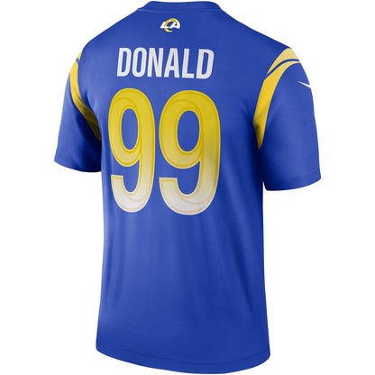 Los Angeles Rams Aaron Donald Legend NFL jersey front view
