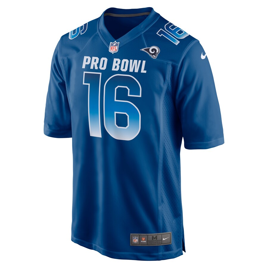 Nfc Jared Goff Royal Pro Bowl Game Jersey 2467 jersey front view