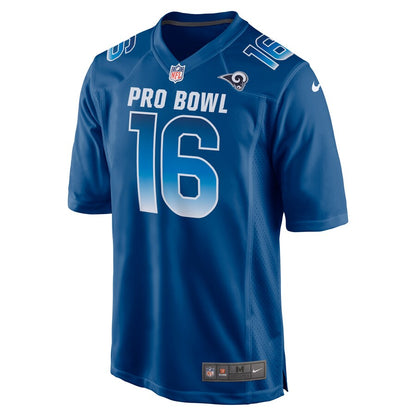 Nfc Jared Goff Royal Pro Bowl Game Jersey 2467 jersey front view