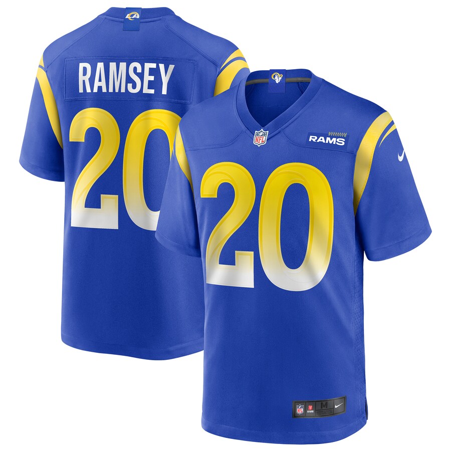 Los Angeles Rams Jalen Ramsey NFL jersey front view