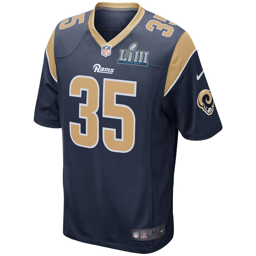 Los Angeles Rams Cj Anderson Super Bowl Liii NFL jersey front view