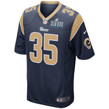Los Angeles Rams Cj Anderson Super Bowl Liii NFL jersey front view