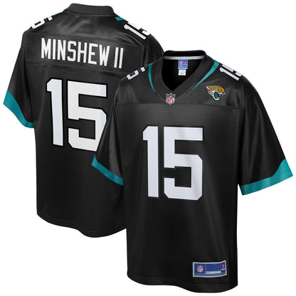 Jacksonville Jaguars Gardner Minshew II Logo NFL jersey front view