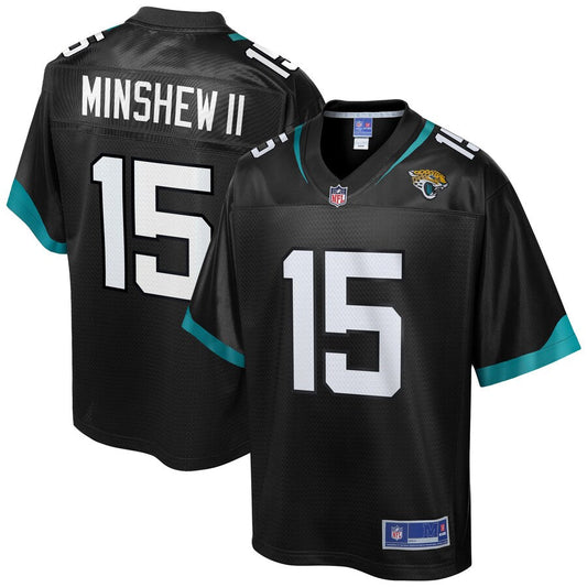 Jacksonville Jaguars Gardner Minshew II Logo NFL jersey front view